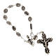Ghirelli single-decade rosary, Our Lady of Fatima in brass, 6x8m s1