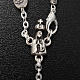Ghirelli single-decade rosary, Our Lady of Fatima in brass, 6x8m s5