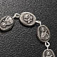 Ghirelli single-decade rosary, Saint Teresa in brass, 6x8mm s6