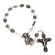 Ghirelli single-decade rosary, Saint Teresa in brass, 6x8mm s1