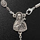 Ghirelli single-decade rosary, Saint Teresa in brass, 6x8mm s4