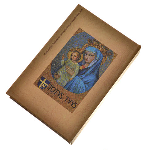 Chapelet Ghirelli Jean-Paul II verre de Bohème 5