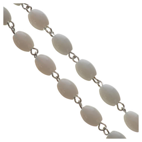 Ghirelli rosary in Bohemia glass, Pope John Paul II 3