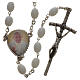 Ghirelli rosary in Bohemia glass, Pope Francis s1