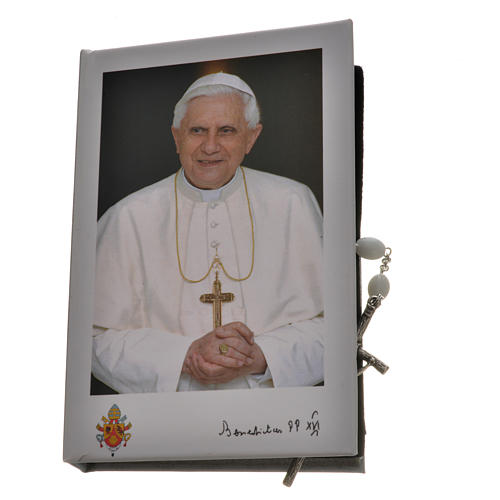 Rosario Ghirelli vidrio Bohemia Papa Benedicto XVI 4