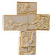 Tischkreuz, Motive der Sixtinischen Kapelle, 25x15x5 cm s2