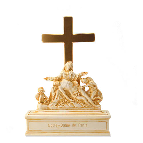 Scultura da tavolo La Pietà di Notre Dame 25x20x5 cm 1
