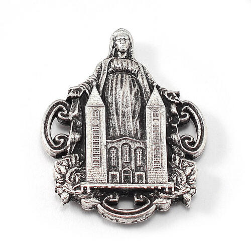 Ghirelli rosary of Medjugorje, aquamarine beads of 6 mm 2