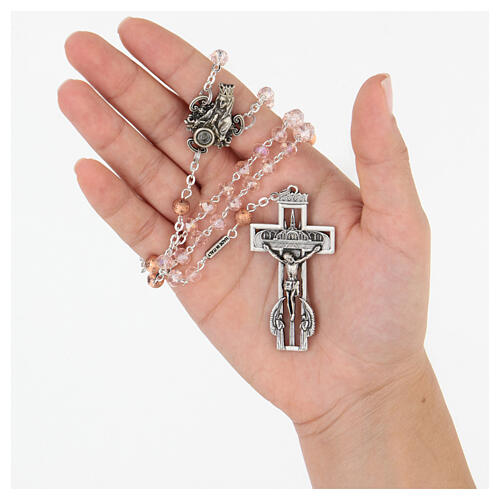 Ghirelli Rosenkranz 160. Jahrestag Lourdes mit Perlen, 6 mm 9