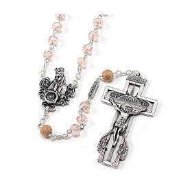Ghirelli rosary for the 160th anniversary of Lourdes, 6 mm beads