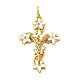 Ghirelli rosary of Holy Easter, golden metal and 8 mm beads s4