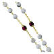 Chapelet Ghirelli doré Sainte Pâque grains 8 mm s3