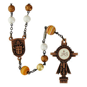 Ghirelli rosary of St John Paul II, 8 mm beads