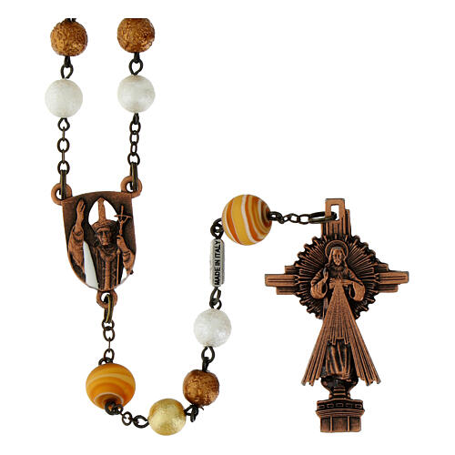 Ghirelli rosary of St John Paul II, 8 mm beads 1