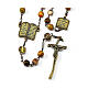 Ghirelli glass rosary 10 English commandments beads 8 mm s1