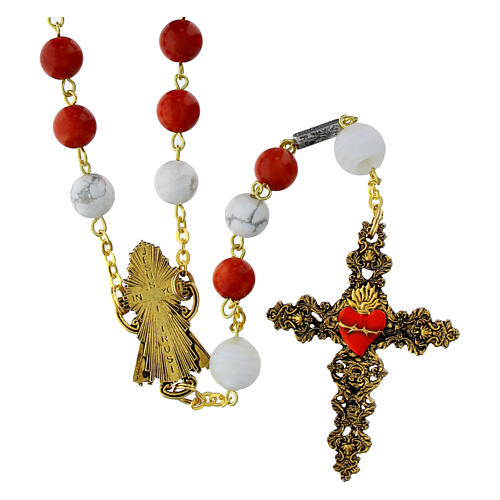 Ghirelli Göttliche Barmherzigkeit Rosenkranz mit Perlen, 8 mm 2