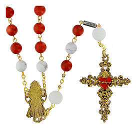 Ghirelli rosary of the Divine Mercy, 8 mm beads