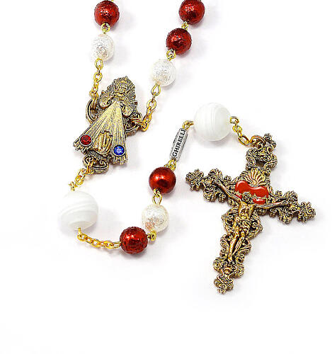 Ghirelli Divine Mercy rosary beads 8 mm 1