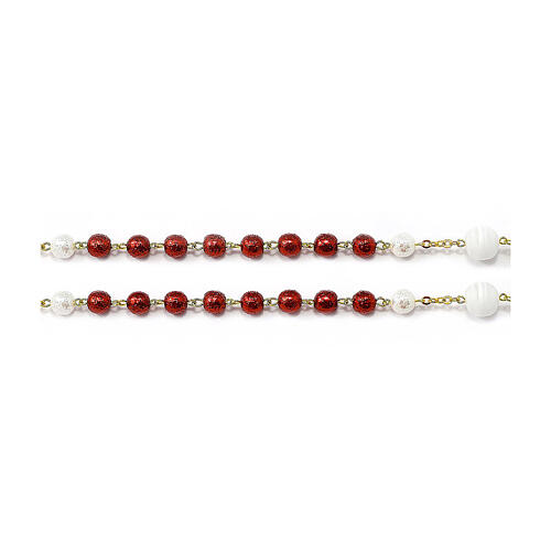 Ghirelli Divine Mercy rosary beads 8 mm 3