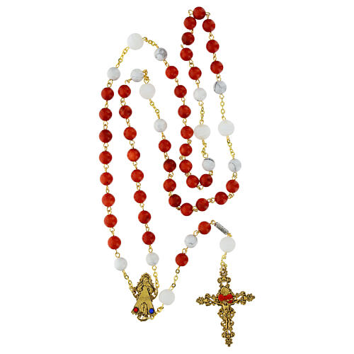 Ghirelli Divine Mercy rosary beads 8 mm 4