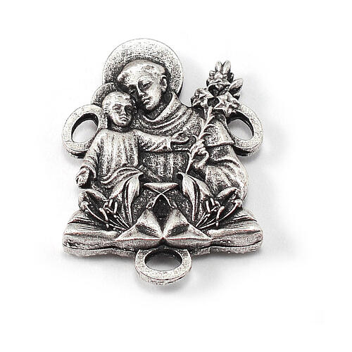 Ghirelli rosary of St Anthony, 8 mm Bohemian saphir 2