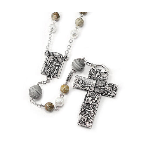 Ghirelli rosary with 8 mm beads, Sistine Chapel 1