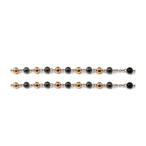 Ghirelli rosary with 8 mm hematite beads 3