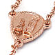 Rosario Ghirelli prezioso argento 925 oro rosa grani 6 mm s2