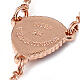 Rosario Ghirelli prezioso argento 925 oro rosa grani 6 mm s5