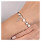 Bracciale decina argento 925 madreperla 6 mm s4