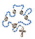 Kit complet chapelets Ghirelli 4 Mystères du Saint Rosaire grains 6 mm s2