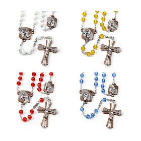 Complete kit rosaries 6 mm Ghirelli 4 Mysteries of the Rosary