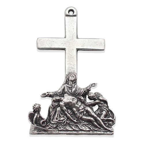 Ghirelli Rosenkranz Notre Dame de Paris ''Pieta di Costo'' ovale Perlen, 6x8 mm 3