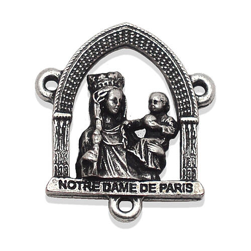 Chapelet Ghirelli Notre-Dame de Paris Pietà de Costou grains ovales 6x8 mm 2