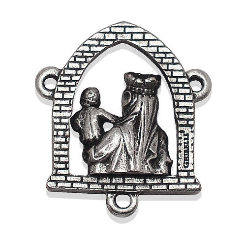 Chapelet Ghirelli Notre-Dame de Paris Pietà de Costou grains ovales 6x8 mm 5