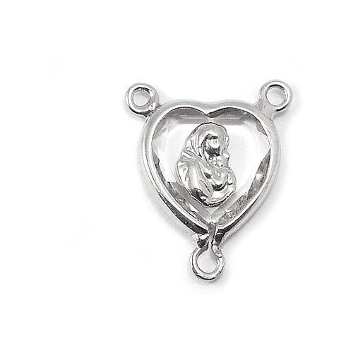 Ghirelli Kristalle 925er Silber Body of Jesus Rosenkranz mit 4 mm Perlen 2