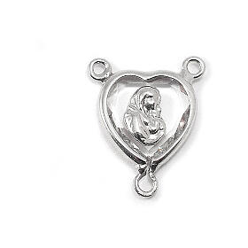 Różaniec Ghirelli kryształki srebro 925 Ciało Chrystusa, koraliki 4 mm