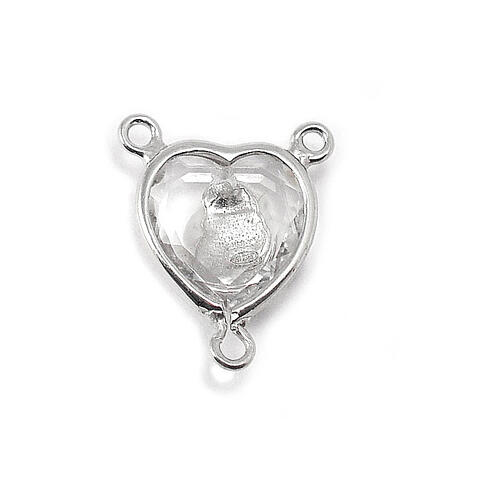 Różaniec Ghirelli kryształki srebro 925 Ciało Chrystusa, koraliki 4 mm 6
