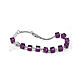 Bracciale decina Ghirelli cristallo argento 925 placcato rodio s1