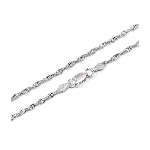 Ghirelli crystal and silver cross pendant 3