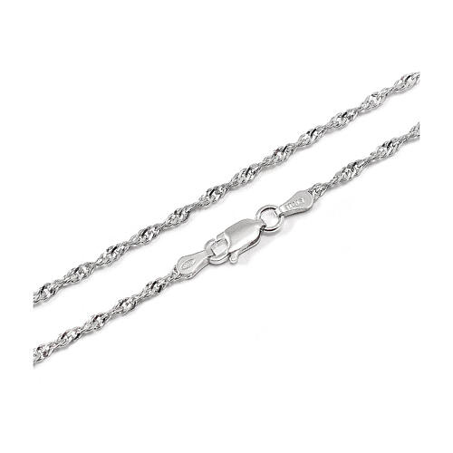 Cuore pendente Ghirelli Madonna del Ferruzzi cristallo e argento  3