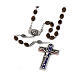 Ghirelli rosary of the United States of America, 6mm silver-plated beads s1