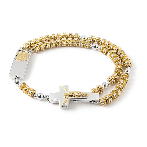 Magnificat Rosalet by Ghirelli of gold, silver and crystal pavé 1