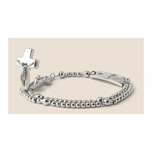 Magnificat Rosalet Ghirelli bambino argento cristallo blu 4