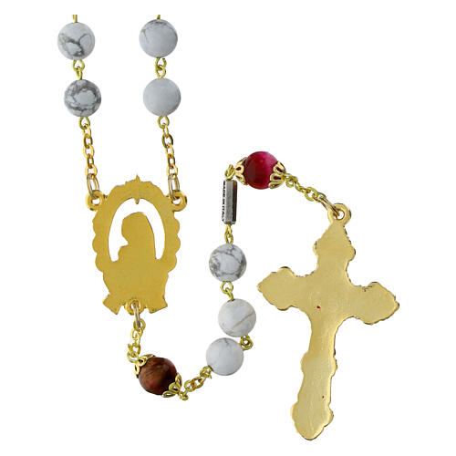 Ghirelli rosary of the Nativity, Bohemian glass of 8 mm 2