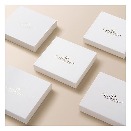 Ghirelli Rosary Nativity in Bohemian glass 8 mm 5