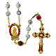 Ghirelli Rosary Nativity in Bohemian glass 8 mm s1