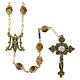 Ghirelli rosary of Our Lady of the Miraculous Medal, 0.3-inch jasper s1