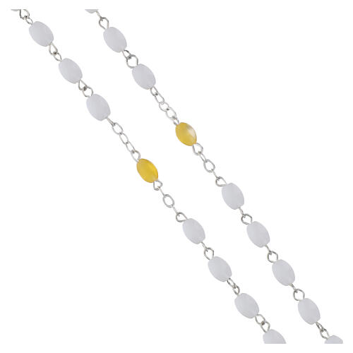 Chapelet Ghirelli collection verre 5 mm Pape Léon XIV 3