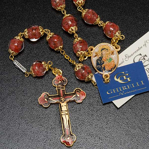 Ghirelli rosary Murano glass beads 2